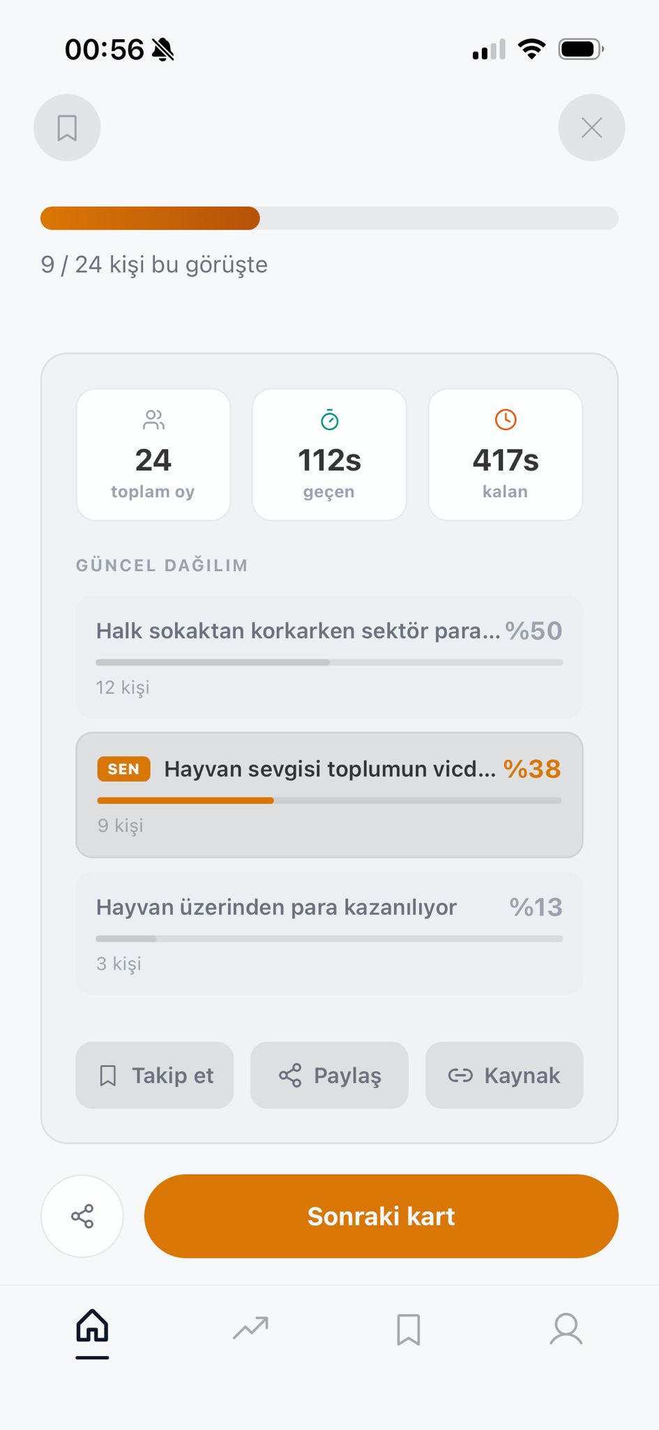 Dağılım ekranı